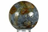 Colorful Polished Marcasite Agate Sphere - Indonesia #330208-1